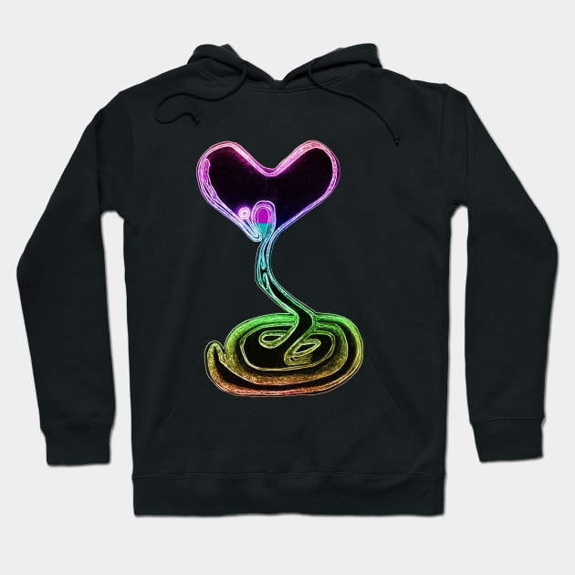 Slippery Snake Love Hoodie by IanWylie87